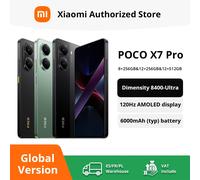 Versione globale POCO X7 Pro 5G Smartphone Dimensity 8400-Ultra 90W HyperCharge 6000mAh Batteria 50MP Fotocamera NFC IP68 1.5K 120Hz Black