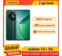 Versione globale realme 12+ 5G 120Hz Ultra Smooth Display OLED 67W SUPERVOOC Carica MTK Dimensity 7050 5G OIS Fotocamera realme 12 Plus 5G Green