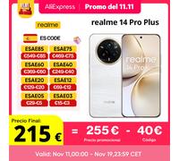 realme 14 Pro+ 5G 17,4 cm (6.83") Doppia SIM Android 15 USB tipo-C 8 GB 256 GB 6000 mAh Bianco