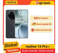 Versione globale realme 14 Pro Plus 5G Smartphone Sony 3X Periscope OIS Fotocamera Snapdragon7s Gen 3 80W SUPERVOOC Carica IP69 Suede Grey