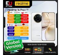 Versione globale realme 14 Pro Plus 5G Smartphone Sony 3X Periscopio OIS Fotocamera Snapdragon7s Gen 3 80W SUPERVOOC Carica IP69