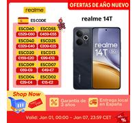 Versione globale realme 14T 5G Smartphone MediaTek Dimensity 6300 Display OLED da 6,67” Batteria 6000mAh Next AI Resistenza all'acqua IP69