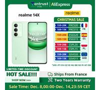 realme 14x 5G Smartphone 6+128GB, MediaTek Dimensity 6300, Fotocamera da 50MP, Display curvo da 120Hz, Batteria massiva da 5000mAh, Cellulari Android 15, Octa-core, Verde (senza adattatore)