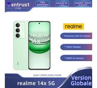 Versione globale realme 14X 5G Smartphone Dimensity 6300 5G Chipset 50MP AI Camera 120Hz Eye Comfort Display 5000mAh Batteria IP64