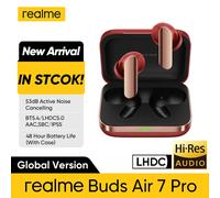 Versione globale realme Buds Air 7 Pro 53dB Cancellazione attiva del rumore Vero auricolare wireless Batteria 48 ore Cuffie Bluetooth 5.4