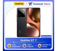 Versione globale realme GT 7 5G AI Smartphone Mediatek Dimensity 9400e Display AMOLED da 6,78” Batteria da 7000 mAh Ricarica veloce da 120W