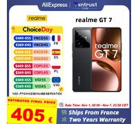 Versione globale realme GT 7 5G AI Smartphone MTK Dimensity 9400e 6000nits Pro-Esports Display 7000 mAh Batteria 120W Ultra Charge