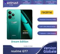 Versione globale realme GT 7 Dream Edition 5G AI Smartphone MTK Dimensity 9400e 6000nits Pro-Esports Display Batteria da 7000 mAh Aston Martin Green