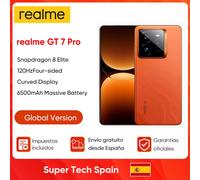 Versione globale realme GT 7 Pro 5G Smartphone Snapdragon 8 Elite AI Ultra-clear Snap Camera RealWorld Eco² Display 6500mAh Batteria 120W Carica NFC AI Smartphone