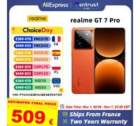 Versione globale realme GT 7 Pro 5G Smartphone Snapdragon 8 Elite AI Ultra-clear Snap Camera RealWorld Eco² Display 6500mAh Batteria 120W Carica NFC AI Smartphone