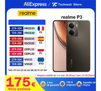 Versione globale realme P3 5G smartphone Snapdragon 6 Gen 4 Chipset 5G Display da 6,67 pollici Batteria da 5260 mAh Carica 45 W Fotocamera AI da 50 MP
