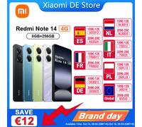 Versione globale Redmi Note 14 4G MediaTek Helio G99-Ultra NFC 108MP Fotocamera Schermo AMOLED da 6,67 '' Batteria da 5500 mAh Midnight Black