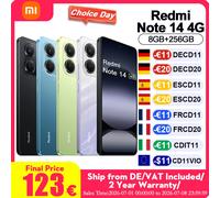 Versione Globale Redmi Note 14 4G Smartphone con Funzionalità AI Integrate per l'Ottimizzazione Automatica delle Scieie, Dotato di un Display AMOLED FHD da 6,67 Pollici