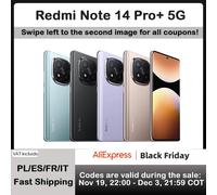 Versione globale Redmi Note 14 Pro+ 5G Smartphone Snapdragon 7s Gen 3 200MP Fotocamera posteriore IP68