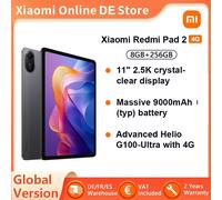 Versione globale Supporto Xiaomi Redmi Pad 2 4G per un massimo di 2 TB di archiviazione espandibile Display Crystal-Clear da 11 "2,5 K Batteria da 9000 mAh