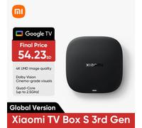Versione globale Xiaomi Mi TV Box S 3a generazione 4K UHD Bluetooth 5.2 Wifi6 2GB 32GB Google TV Assistente Google Controllo multimediale intelligente
