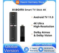 Versione globale Xiaomi Mi TV Stick 4K Android 11 BT5.0 TV Dongle Multimediale in streaming portatile Assistente Google multilingue Mi TV Stick 4K