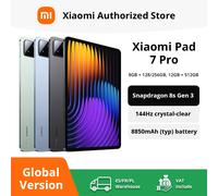 Versione globale Xiaomi Pad 7 Pro 128GB 256GB 512GB Snapdragon 8s Gen 3 11.2 "3.2K 144Hz schermo 8850mAh Mi Tablet Xiaomi Pad 7Pro Matte Glass Version Gray