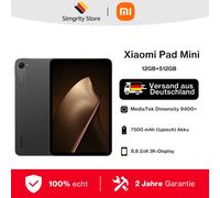 Versione globale Xiaomi Pad Mini Tablet Processore MediaTek Dimensity 9400+ Display da 8,8" 3K 165 Hz Batteria capiente da 7500 mAh HyperCharge da 67 W Tablet Xiaomi