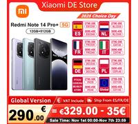 Versione globale Xiaomi Redmi Note 14 Pro Plus 5G Smartphone 200MP AI Fotocamera Snapdragon 7s Gen 3 NFC 120W 5110mAh Batteria