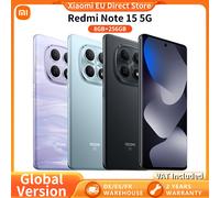 Versione Globale Xiaomi Redmi Note 15 5G Smartphone 5G 6.77" FHD Snapdragon ® 6 Gen 3 108MP IP66 Batteria da 5520mAh Ricarica a 45W NFC Xiaomi