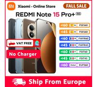 Versione Globale Xiaomi Redmi Note 15 Pro Plus 5G Smartphone Snapdragon 7s Gen 4 NFC 6500mAh 100W Display AMOLED CrystalRes da 6,83" Senza Caricabatterie