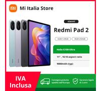 Versione globale Xiaomi Redmi Pad 2 Wifi 11" 2.5K Display cristallino MediaTek Helio G100-Ultra Mi Tablet Display 90Hz 9000mAh
