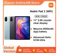 Versione globale Xiaomi Redmi Pad 2 WiFi MediaTek Helio G100 Ultra Processore 11 "2.5K Display cristallino 9000mAh Batteria grande Gray