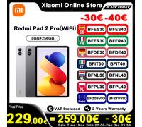 Redmi Pad 2 256?GB, Grigio - Nouvo