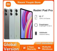 Versione globale Xiaomi Redmi Pad Pro 12.1 "2.5K 120Hz Display 10000mAh batteria 33W ricarica Tablet PC 8MP Graphite Gray