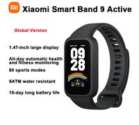 Versione globale Xiaomi Smart Band 9 Display attivo da 1,47 pollici Modalità di durata della batteria di 18 giorni Monitoraggio fitness per la salute durante tutto il giorno Fascia sportiva Black
