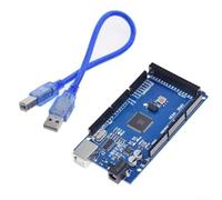 Versione migliorata CH340G Scheda di sviluppo compatibile con R3 USB a seriale Comunicazione Open Source Microcontroller Kit con cavo USB per Arduino IDE Progetti Blue ABS 6(B)
