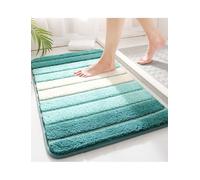 Versione Sottile, Tappeto da Bagno, Tappetino da Bagno, Tappeto da Bagno Extra Morbido e Assorbente Premium, Tappeto per Zona, Teal, (40 * 60 cm)