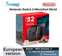 Versione UE Nintendo Switch 2+MarioKart World, display LCD da 7,9 pollici Joy-Con2 Console con impugnatura Modalità TV stabile Videogioco DLSS HDR 120Hz