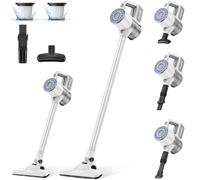 VersLife S6PRO Aspirapolvere Senza Fili, Aspirazione Potente 30KPa, Scopa Elettrica Senza Fili con Design Senza Spazzole, Filtro HEPA, Autonomia 30 Minuti, per Pavimenti e Peli di Animali Domestici
