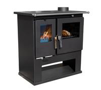 Verso Cs 7.7 kW - Stufa a Legna con Forno e Piastra Superiore Riscaldata