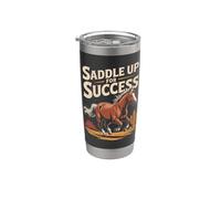 Verso il successo Western Motivation Bicchiere termico in acciaio inox doppia parete