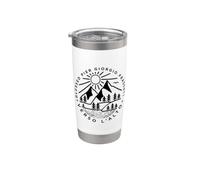 Verso l'Alto Tee Italian Saint Inspirational Quote Merch Bicchiere termico in acciaio inox doppia parete