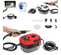 Versora Pro Pulitore a Vapore per Auto, Macchina Portatile ad Alta Temperatura da 2500 W, Idropulitrice Multiuso a Pressione 10 in 1 per Uso Domestico, Macchina a Vapore per Lavare le Auto (red)