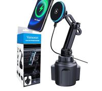 VersoraX MagSafe, supporto magnetico per telefono da auto, caricabatterie wireless per MagSafe, 15 W, ricarica rapida, supporto per auto per iPhone 16/15/14/13/12 (MAG-Light-WC)