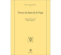 Versos de Juan de la Vega - [Edizioni ETS]
