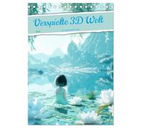 Verspielte 3D Welt - Im japanischen Stil (Tischkalender 2026 DIN A5 hoch), CALVENDO Monatskalender: Zarte japanisch inspirierte KI-Illustrationen