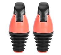 Versrettiere del tappo per bottiglia a perdita, in silicone addominale Dispenser per beccuccio, accessorio per versanti dell'olio da cucina universale (Rosso arancione)
