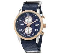 Versus Versace Orologio Analogico Classico Quarzo Donna con Cinturino in Tessuto S66090016