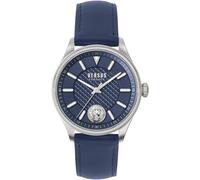 Versus Versace - Orologio in Pelle Colonne Quadrante Blu - -Accessories -Uomo -Grigio -ONE SIZE