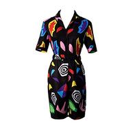 VersusModa Simile Undici Undi Top e Pantaloncini Parrucca Vestito Carnevale Donna Bambina Cosplay Stranger Costume Things UNDST05B (Solo Tuta, M)