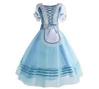 VersusModa Vestito Alice tutù Saggio Danza Degas Bambina Donna Ballet Tutu Giselle - DEGAS19 (Azzurro, 140)