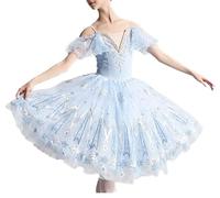 VersusModa Vestito tutù Saggio Danza Degas Donna Bambina Ballet Tutu Performance DEGAS38 (IT, Testo, S, Rosa)