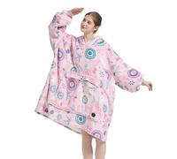 VERTAST Felpa con cappuccio oversize coperta in pile indossabile per uomo e donna, coperta in pile Sherpa calda e morbida per la casa, regalo per giocatori e amanti del divano, Audlt