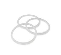 VERTES Anello di Tenuta in Silicone, Set di 3 Pezzi, Ricambio per Insaccatrici VERTES da 10, 12 e 15L, Guarnizione Insaccatrice tra Stantuffo e Cilindro, Anello di Ricambio, Alta Qualità, 3 pezzi